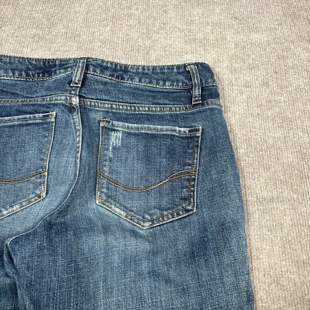 Vintage Old Navy Jeans Womens 4 Blue Denim Curvy Bootcut Just Below Waist Y2K